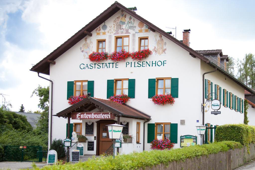 Landgasthof Pilsenhof Entenbraterei Hechendorf am Pilsensee Ngoại thất bức ảnh